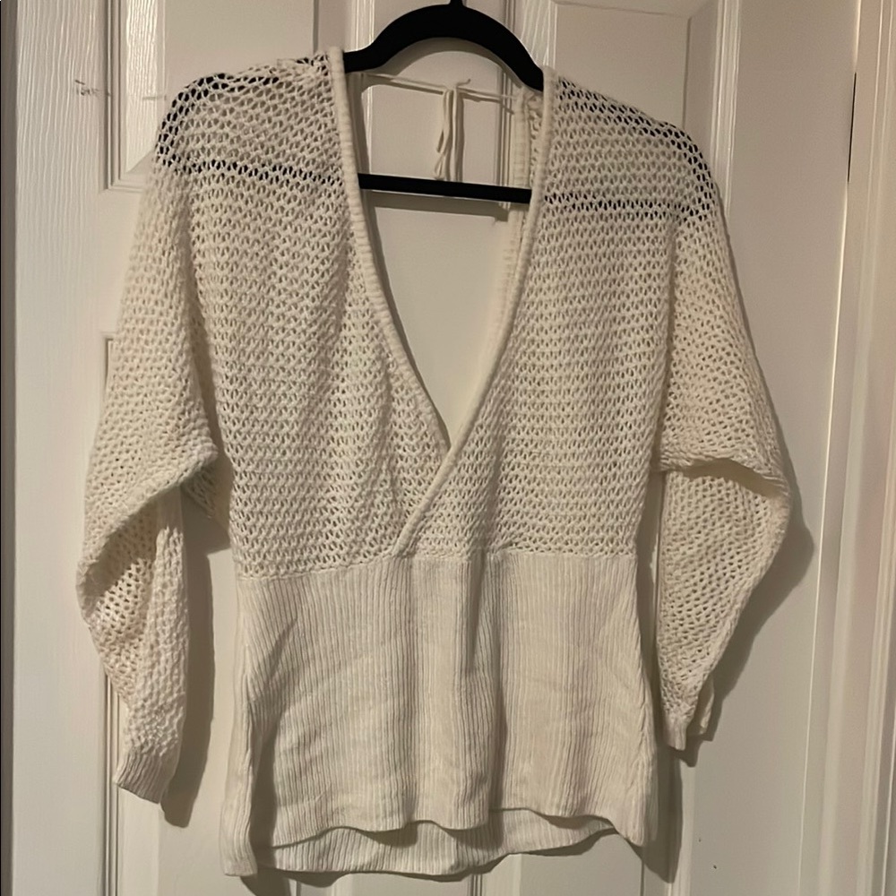 White Knit Sweater
